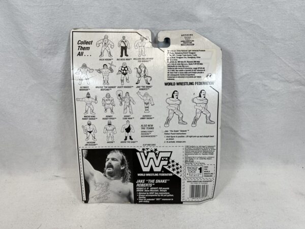 GiG WWF Hasbro Jack “ The Snake” Roberts Wrestling Figure Series 1 1990 - immagine 4