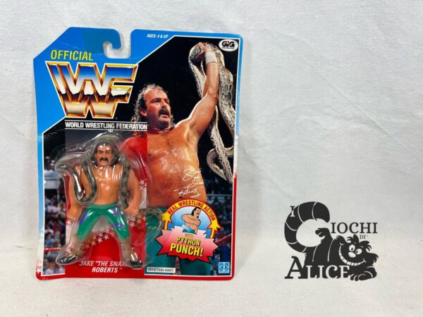 GiG WWF Hasbro Jack “ The Snake” Roberts Wrestling Figure Series 1 1990