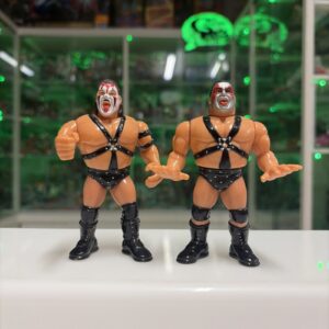 Hasbro WWF wrestling 1991 Serie DEMOLITION Ax and Smash figure
