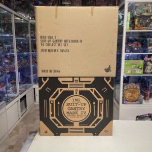 Hot Toys MMS160 - Marvel Iron Man 2 SUIT-UP GANTRY With MARK IV Set - 1/6