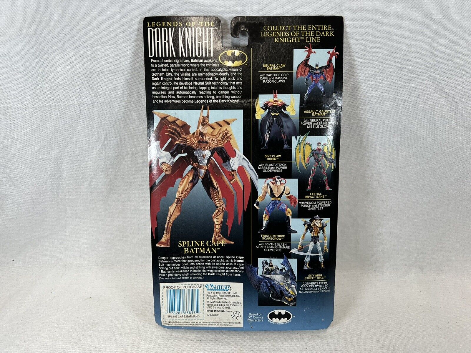 Kenner Legend Of The Dark Knight - Spline  Cape Batman Moc - immagine 4