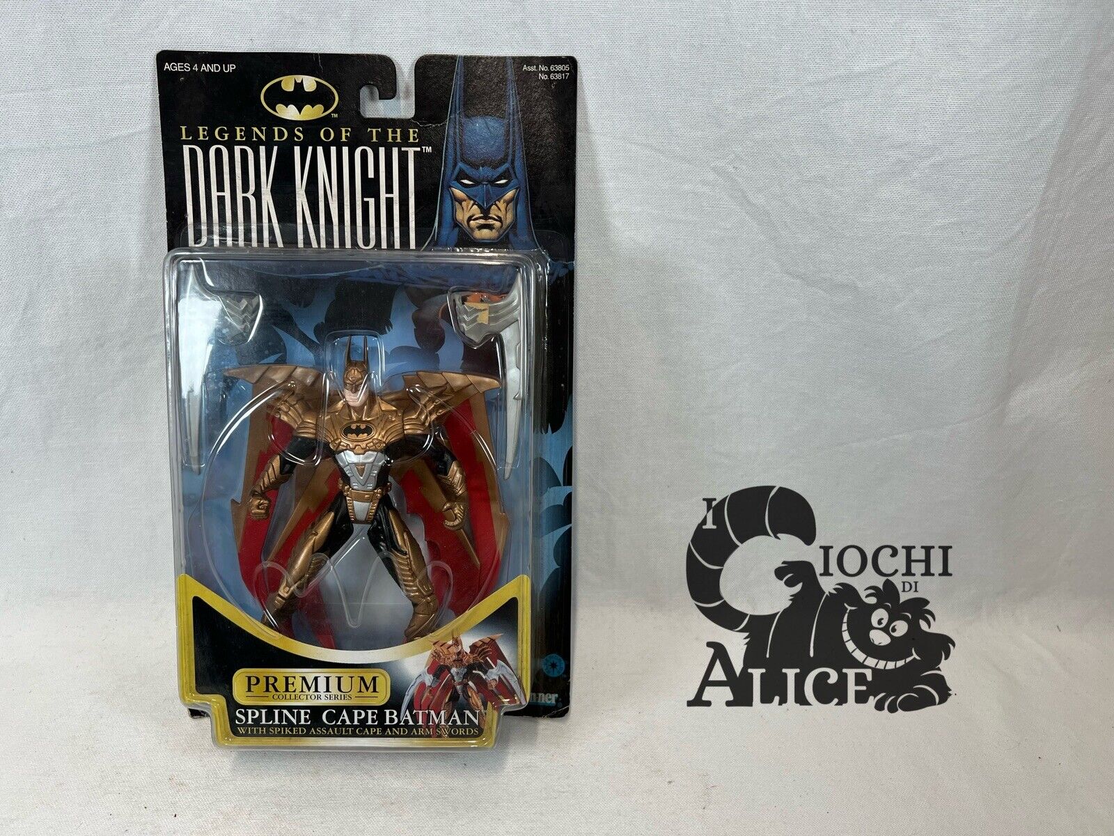 Kenner Legend Of The Dark Knight - Spline  Cape Batman Moc