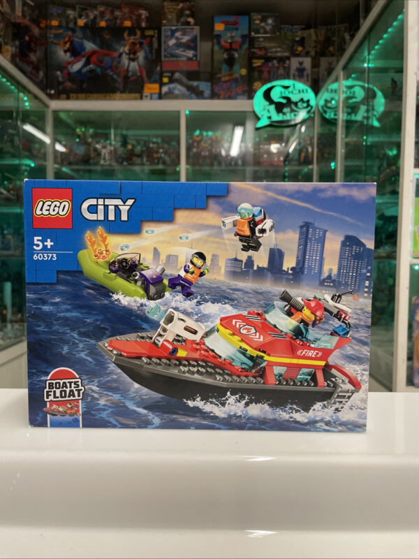 Lego City Nave Galleggiante 60373 - Barca di soccorso Antincendio  - Nuovo