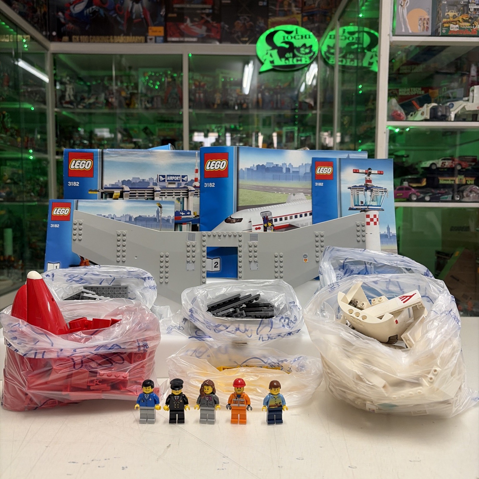 Lego City System - Airport- 3182 completo 100% Vintage