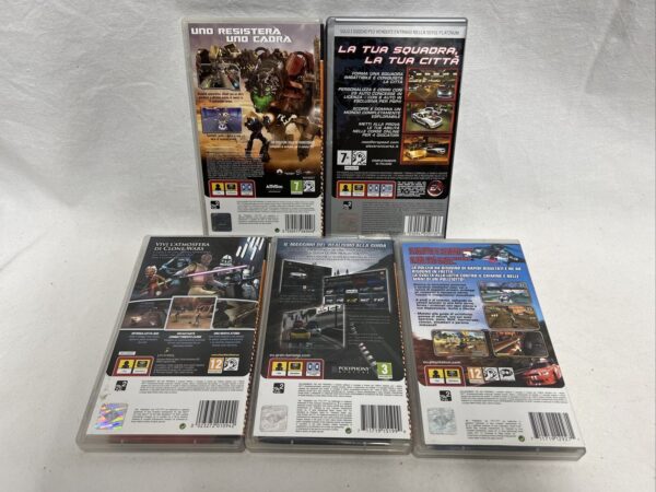 Lotto 5 Giochi Psp Completi Star Wars Transformers - immagine 5