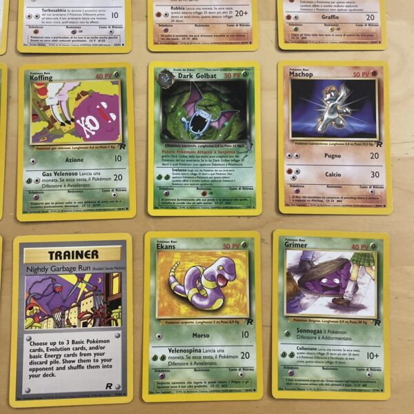 Lotto Carte Pokemon - TEAM ROCKET - Lotto 23 carte gcc ENG Com - Unc - immagine 4