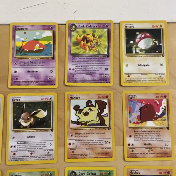 Lotto Carte Pokemon - TEAM ROCKET - Lotto 23 carte gcc ENG Com - Unc - immagine 5