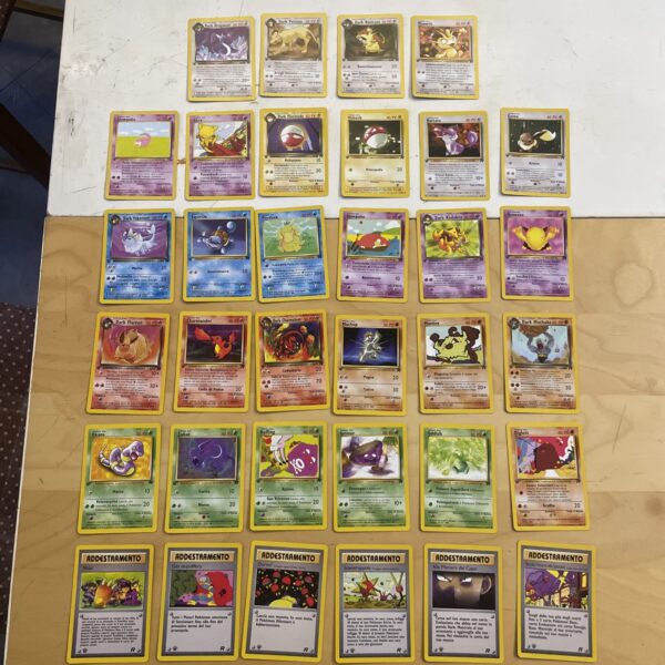 Lotto Carte Pokemon - TEAM ROCKET - Lotto 34 carte gcc ITA Prima Edizione