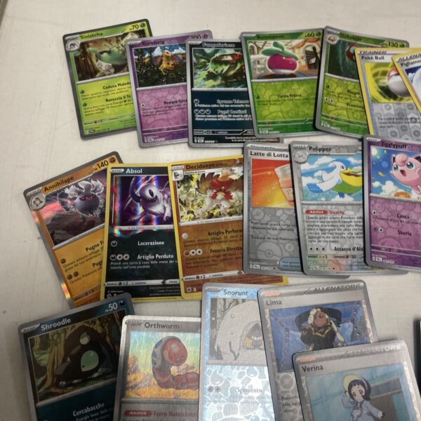 Lotto Carte Pokemon mix 500 ITA ENG JAP Rare e Brillanti Recenti Pikachu B - immagine 4