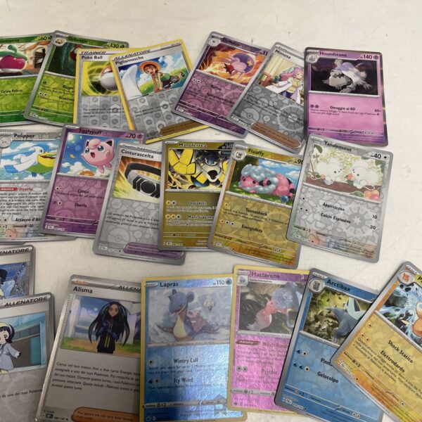 Lotto Carte Pokemon mix 500 ITA ENG JAP Rare e Brillanti Recenti Pikachu B - immagine 5
