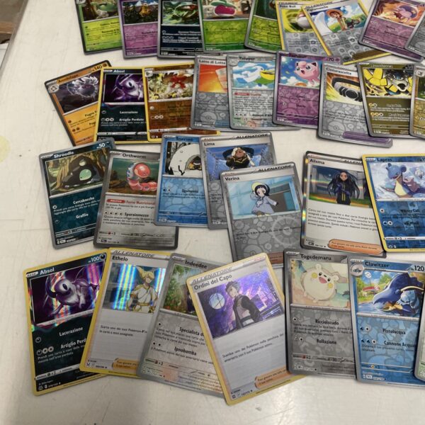 Lotto Carte Pokemon mix 500 ITA ENG JAP Rare e Brillanti Recenti Pikachu B - immagine 7