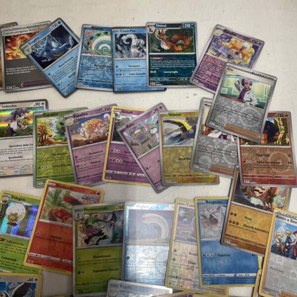 Lotto Carte Pokemon mix 500 ITA ENG JAP Rare e Brillanti Recenti Pikachu B - immagine 9