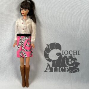 Mattel Barbie vintage Brunette Twist 60’s outfit originale Raro Made In Japan