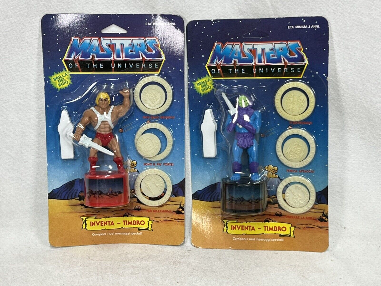 Mattel Masters Of The Universe - Inventa Timbro Coppia He-Man Skeletor - immagine 3