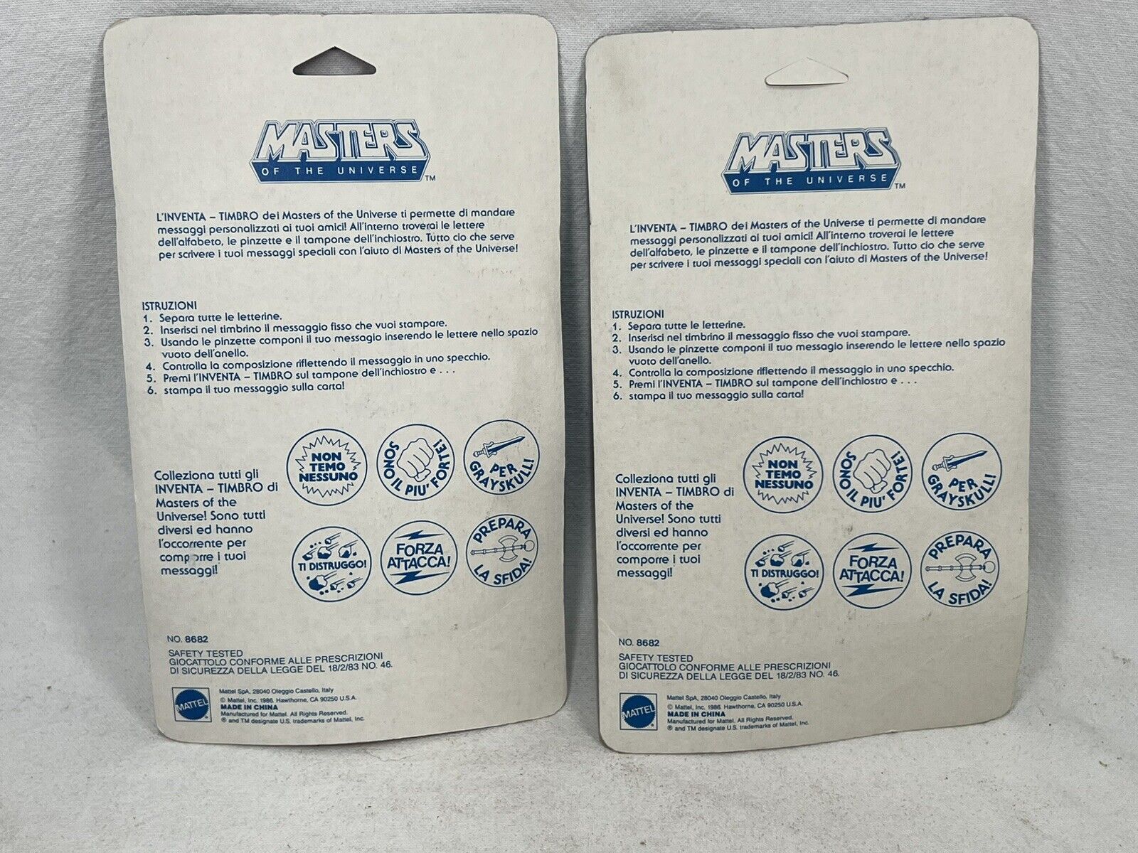 Mattel Masters Of The Universe - Inventa Timbro Coppia He-Man Skeletor - immagine 4