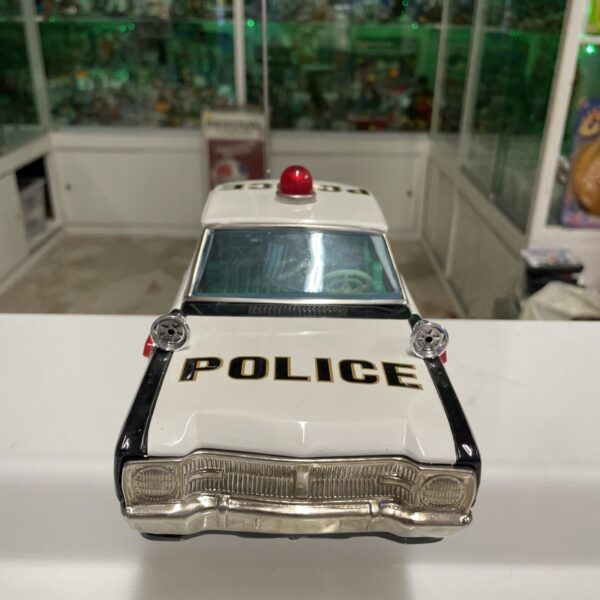 NOMURA T.N. Toys Made in Japan POLICE CAR Stick Shift Tin Toys Vintage Mistery - immagine 11