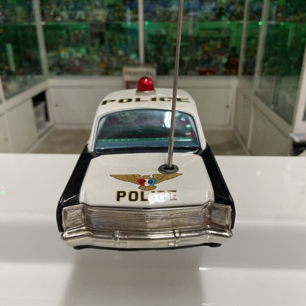 NOMURA T.N. Toys Made in Japan POLICE CAR Stick Shift Tin Toys Vintage Mistery - immagine 13