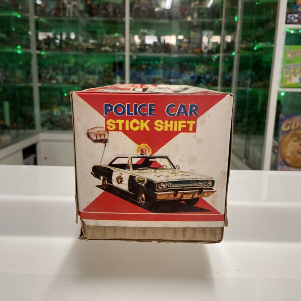 NOMURA T.N. Toys Made in Japan POLICE CAR Stick Shift Tin Toys Vintage Mistery - immagine 4