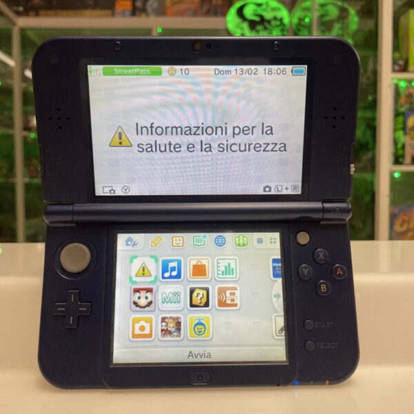Nintendo 3DS xl Consolle Portatile Blu Cobalto PAL ita + super mario 3d - immagine 6