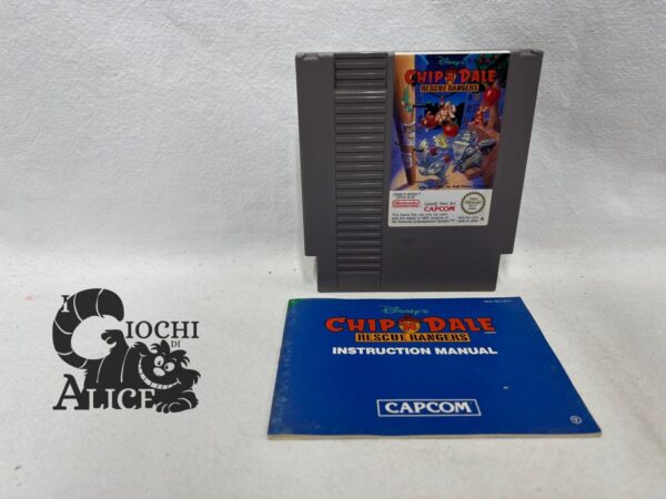 Nintendo Nes gioco -Chip' N Dale Rescue Rangers Pal  A Con Manuale
