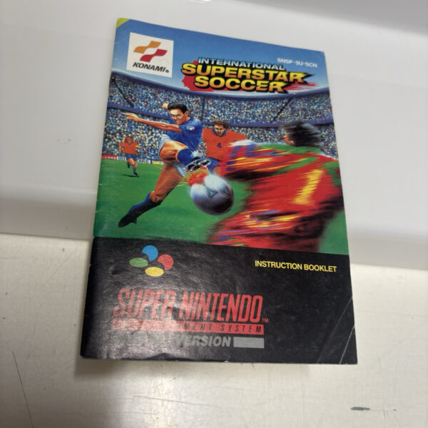 Nintendo Snes INTERNATIONAL SUPERSTAR SOCCER Super Nintendo Pal ITA GIG - immagine 10