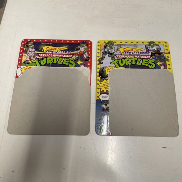 Playmates Vintage Teenage Mutant Ninja Turtles Card Backs 1990s TMNT - ENG - - immagine 4