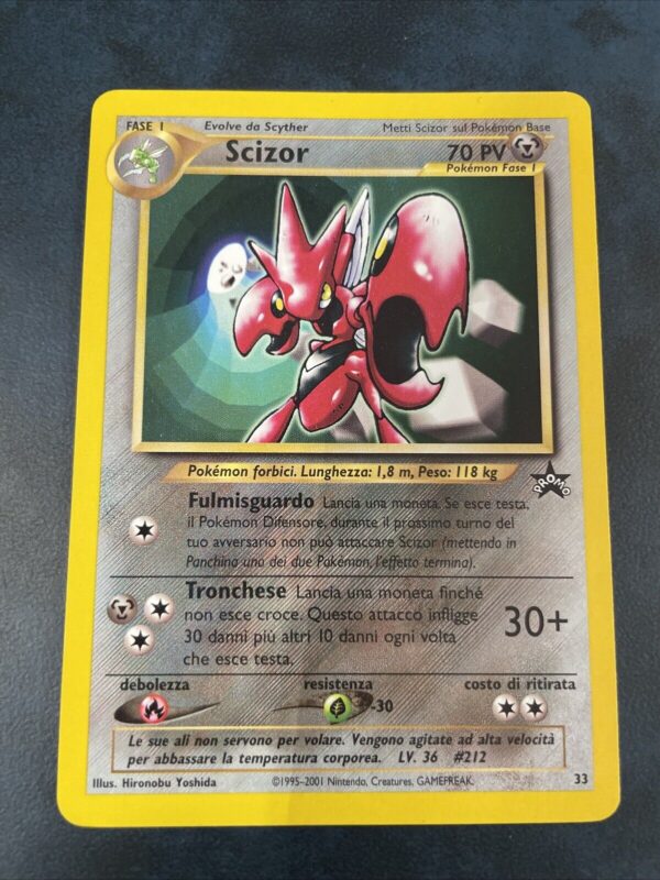 Pokemon Nintendo Black Star Promo Scizor 33 NM/M Ita Pokémon - immagine 3