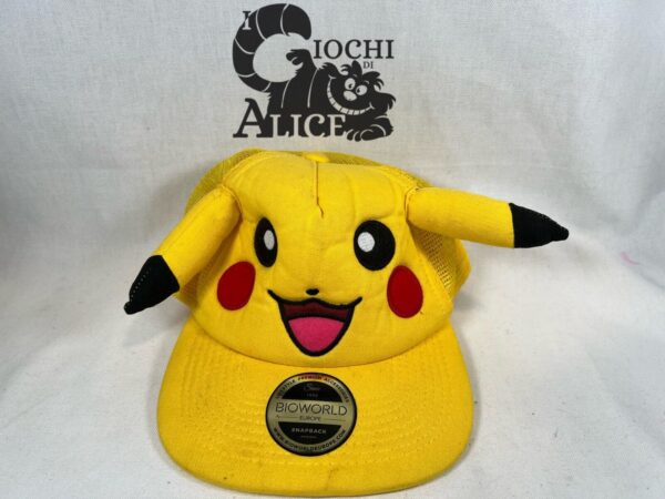 Pokémon - Pikachu Plush Snapback Cap Kappe Gamer Fan Merchandise