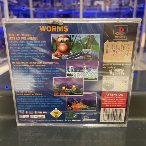 SONY Ps1 BEST OF Worms Sony Playstation Pal NUOVO SIGILLATO! - immagine 3