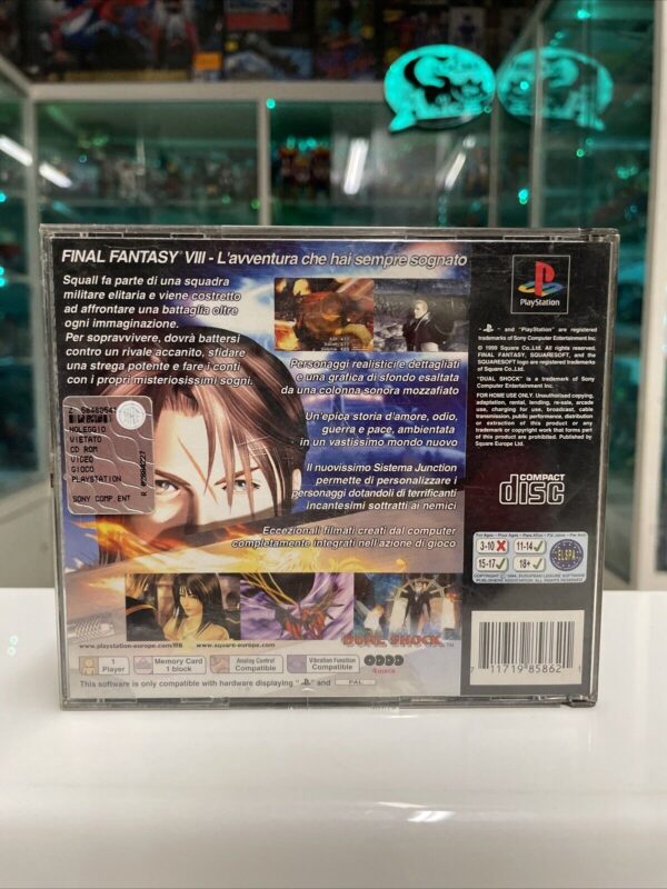 SONY Ps1 - FINAL FANTASY VIII 8 - Sony Playstation Pal COMPLETO - immagine 3