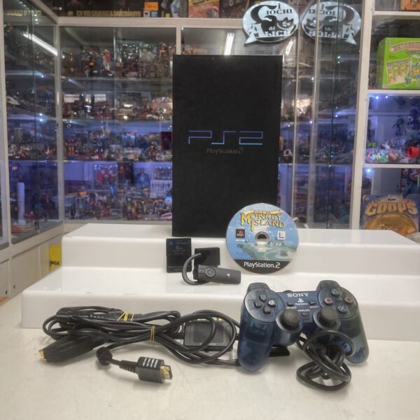 SONY Ps2 FAT completa con Fuga da Monkey Island BUNDLE - Pal ita