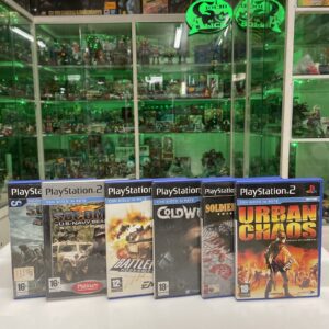 SONY Ps2  Lotto 6 Giochi Di Guerra Socom / Battlefield Pal Ita