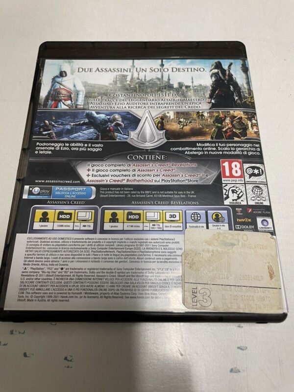 SONY Ps3 Playstation Assassin's Creed  Revelations Pal ita + Artbook  - Bundle - immagine 3