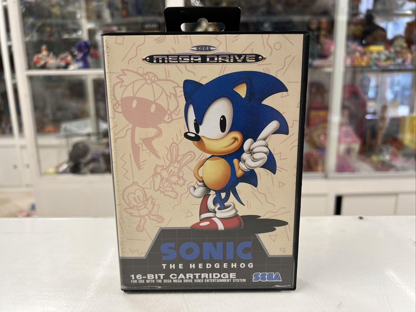 Sega-mega-Drive-Videogioco-Sonic-The-Hedgehog-Manuale-Senza-Copertina-144238466576