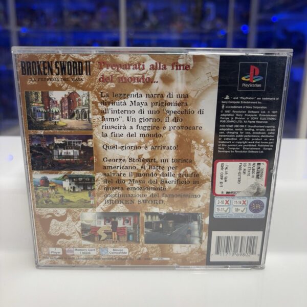 Sony PS1 Playstation Broken Sword 2 la profezia dei maya PAL ita - immagine 3