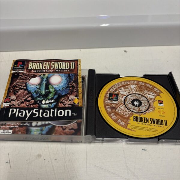 Sony PS1 Playstation Broken Sword 2 la profezia dei maya PAL ita - immagine 6
