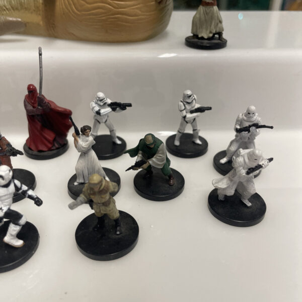 Star Wars Deluxe Figurine Playset Disney Store + Boardgame LOT - immagine 4