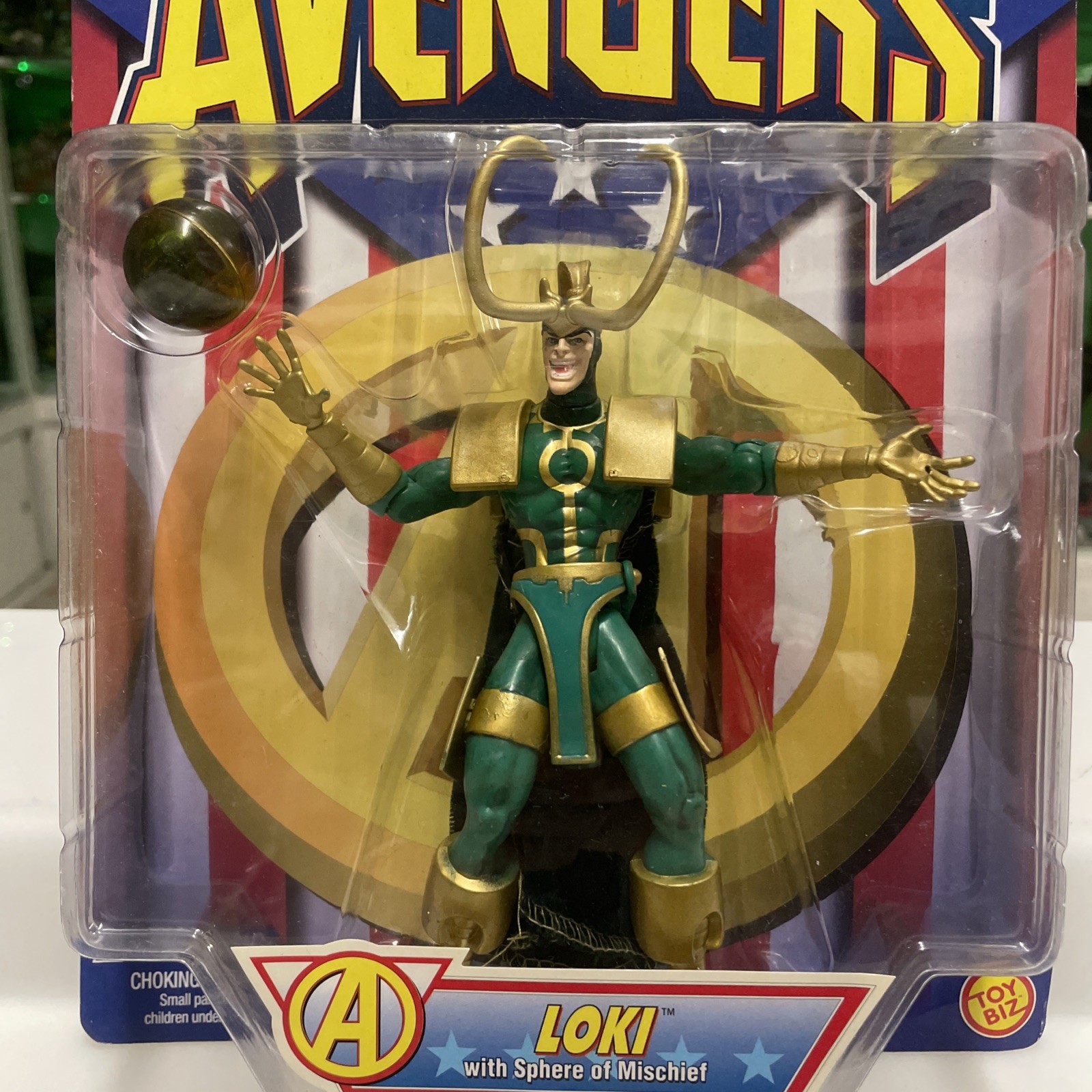 Toy Biz- Avengers - Loki- Nuovo Sigillato - immagine 3