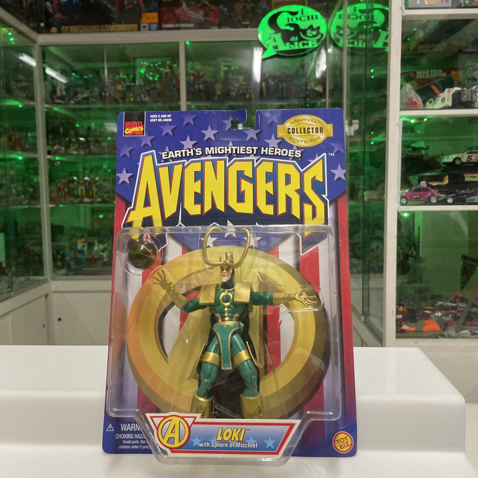 Toy Biz- Avengers - Loki- Nuovo Sigillato