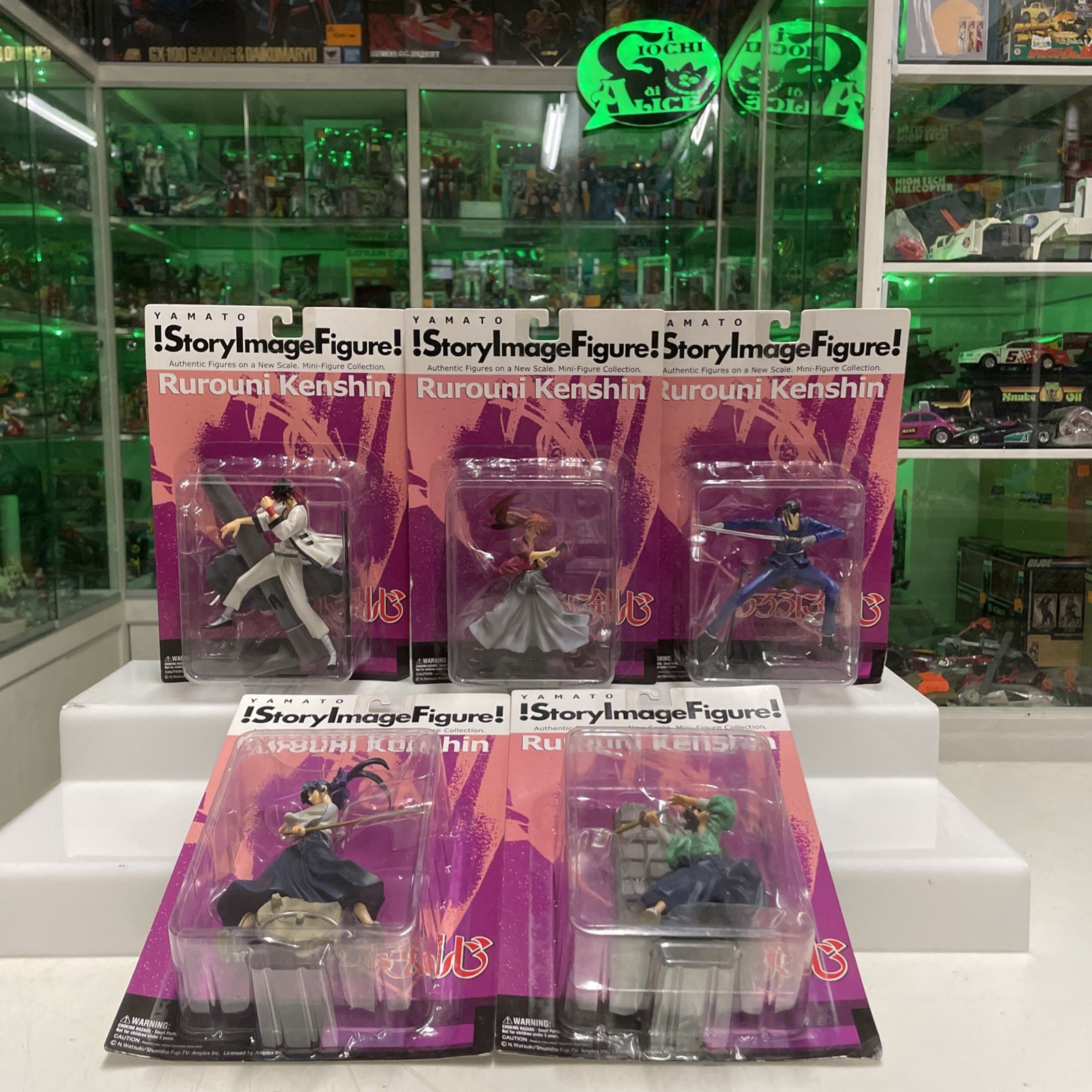 Yamato - Rurouni Kenshin - Mini Figure Collection- Serie Completa - Nuovo Sealed