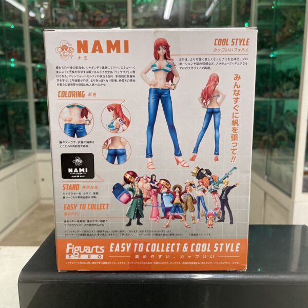 BANDAI One Piece - Figuarts ZERO Figure Nami New World Version 14 cm Official - immagine 4