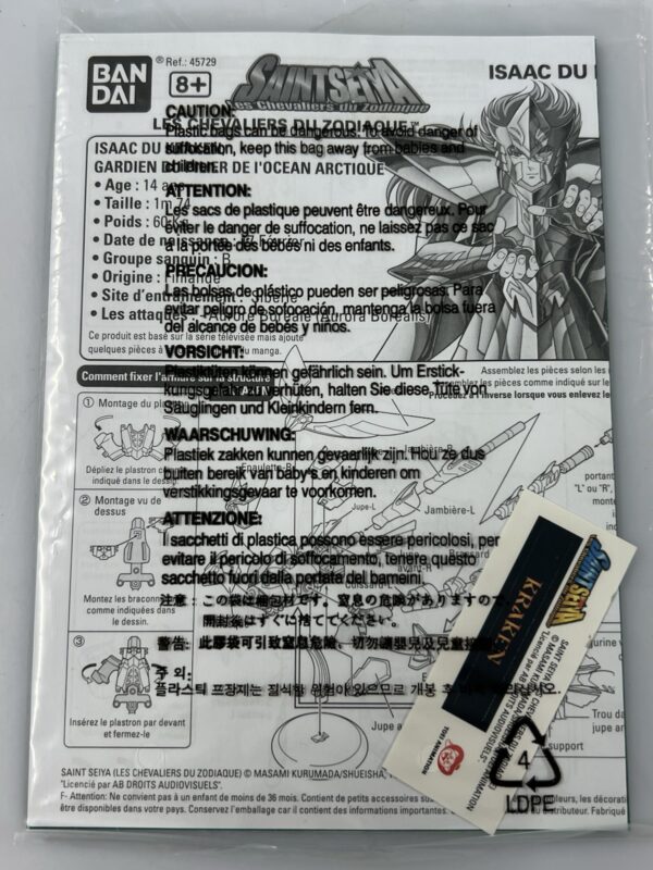 Bandai - Saint Seiya Myth Cloth Abadir Isaac Kraken French ver. with sleeve box - immagine 16