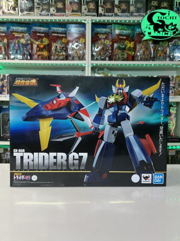 Bandai Soul Of Chogokin - GX - 66R Trider G7 Trasformabile - immagine 3
