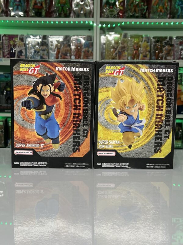 Banpresto Figure Dragon Ball GT Match Makers Son Goku Vs Super Android 17 - immagine 3