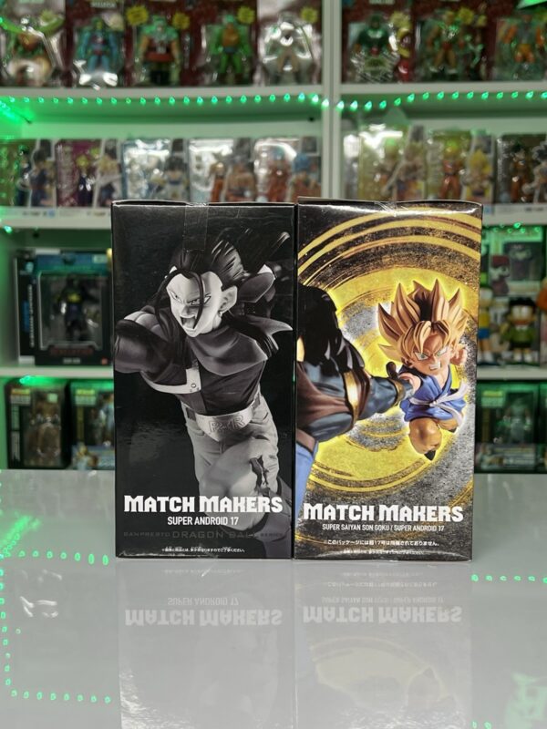 Banpresto Figure Dragon Ball GT Match Makers Son Goku Vs Super Android 17 - immagine 4