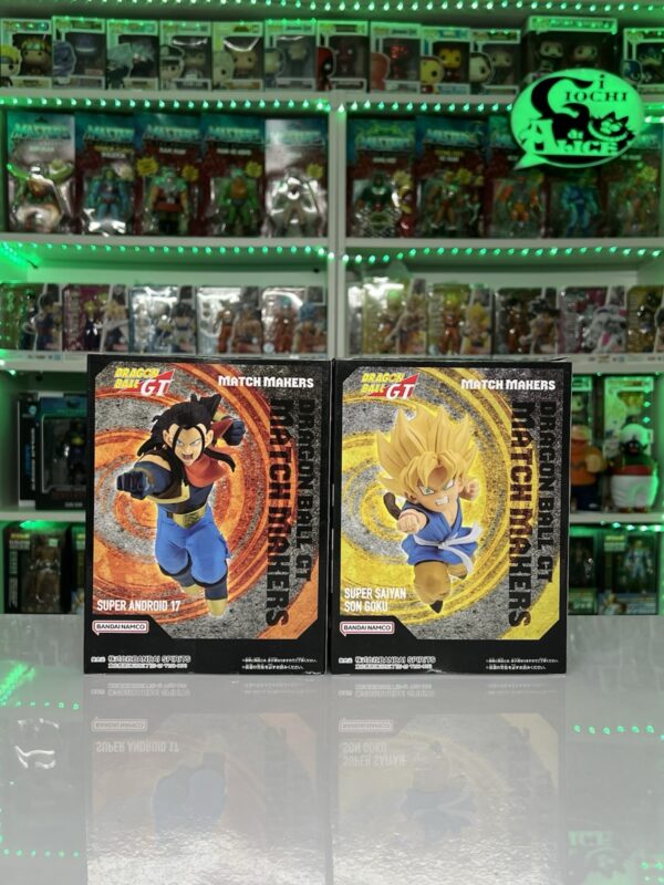 Banpresto Figure Dragon Ball GT Match Makers Son Goku Vs Super Android 17