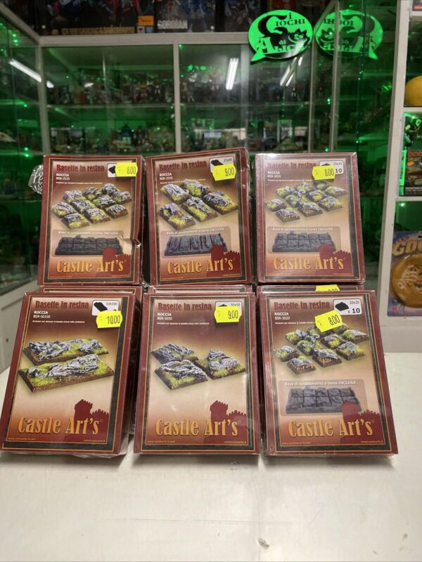 CASTLE ART'S BSRV- Basette in Resina Effetto ROCCIA ROCCIOSO Lotto G