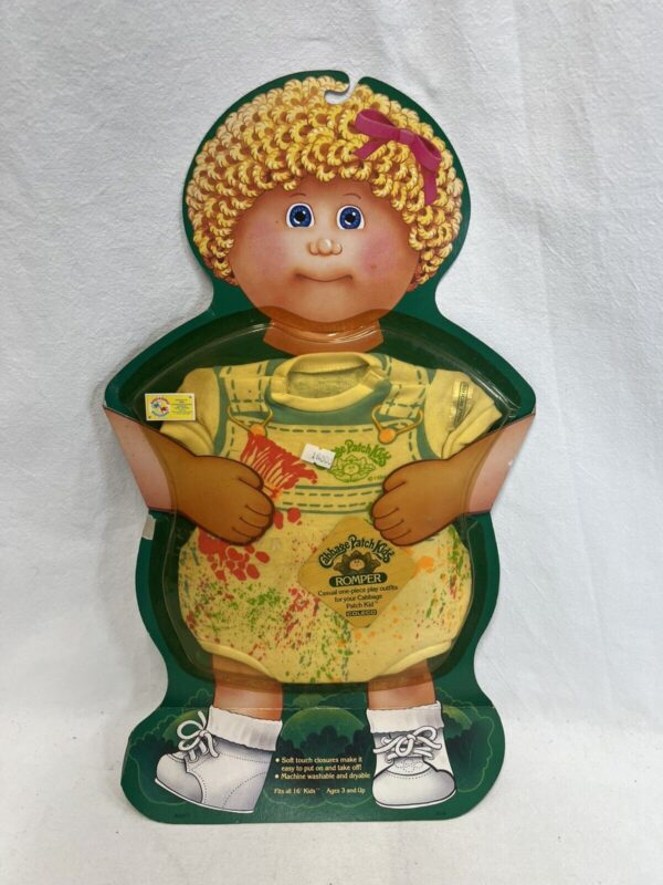 Coleco Outfit Romper Cabbage Patch Kids - Splashy Painter New Moc Mint - immagine 3