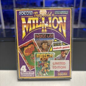 Commodore C64 THEY SOLD A MILLION  II 2 Various Games Cassette Plastic Box