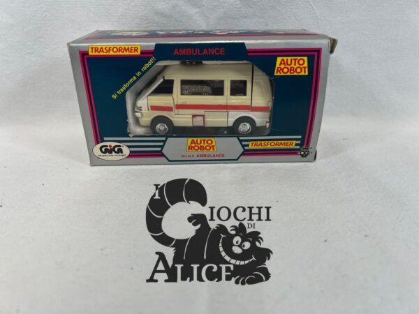 Gig Takara Diaclone Trasformer Auto Robot Ambulance ambulanza
